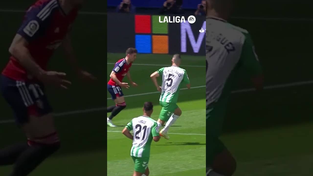 Gol de Budimir en el #OsasunaRealBetis de la temporada 2022/23 #LaLigaHighLights #Osasuna #shorts