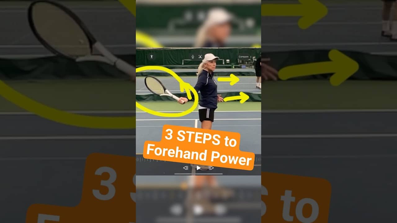 Follow these steps for HUGE forehand power: