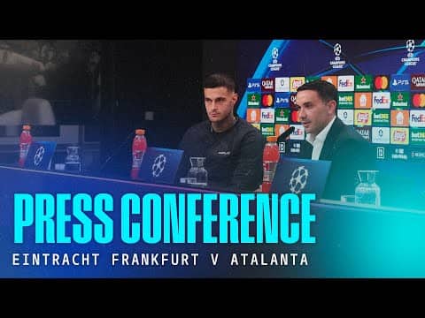 Eintracht Francoforte-Atalanta | La conferenza stampa di Palladino e Scamacca | UCL MD5 League Phase