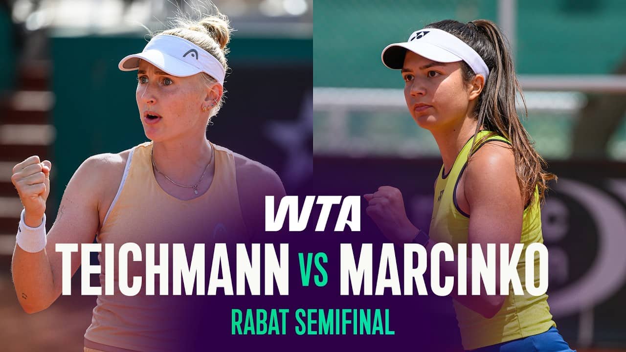 Jil Teichmann vs. Petra Marcinko | 2026 Rabat Semifinal | WTA Match Highlights