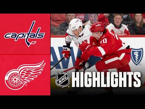 Capitals vs. Red Wings | NHL Highlights | January 29, 2026