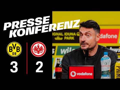"Dortmund war effektiver" I Pressekonferenz nach Borussia Dortmund - Eintracht Frankfurt