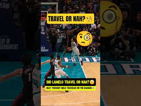 Did LaMelo get away with a TRAVEL?👀