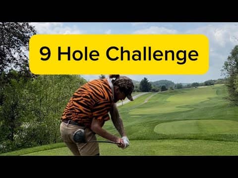 9 Hole challenge with the format switching every 3 holes😳😳how low can I go???