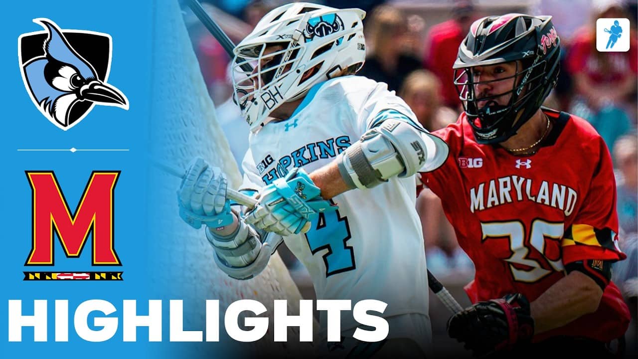Johns Hopkins vs Maryland | NCAA College Lacrosse | Highlights - April 18, 2026