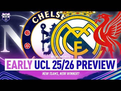 WAY TOO EARLY 2025-26 UCL Predictions | Real Madrid, Manchester City, Barcelona | Champions Club