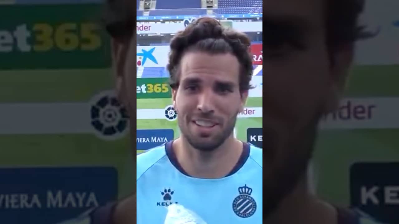 Momento cucaracha 🦗 #RCDE #Cabrera
