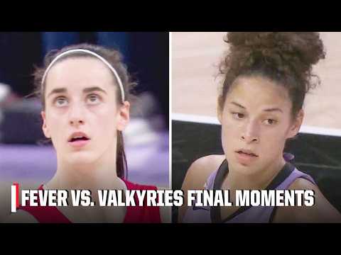 Indiana Fever vs. Golden State Valkyries FINAL MOMENTS 🍿 | WNBA on ESPN