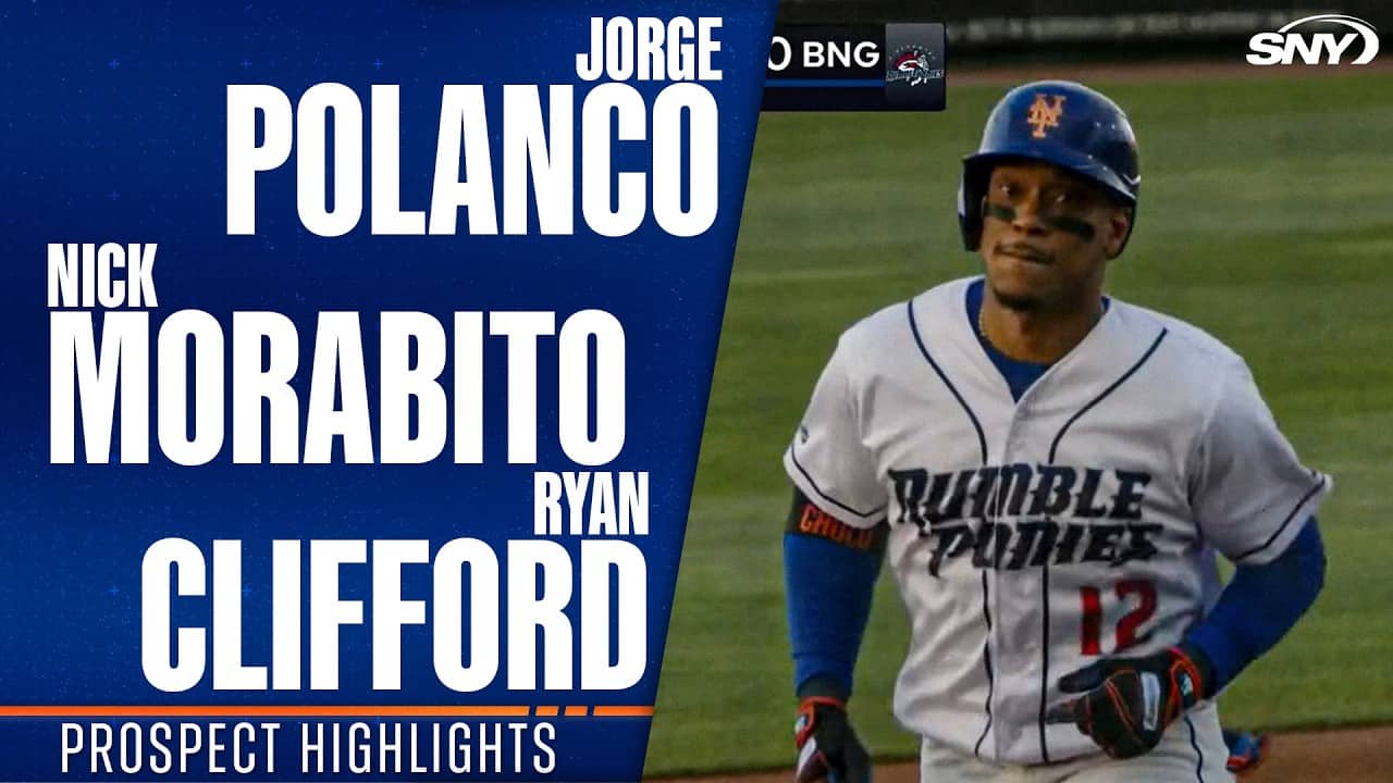 Jorge Polanco, Nick Morabito, Ryan Clifford | Mets prospects highlights