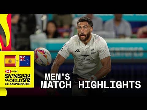 BIG 5th place win 💪 | Spain v New Zealand | HSBC SVNS Valladolid 2026 | Match Highlights