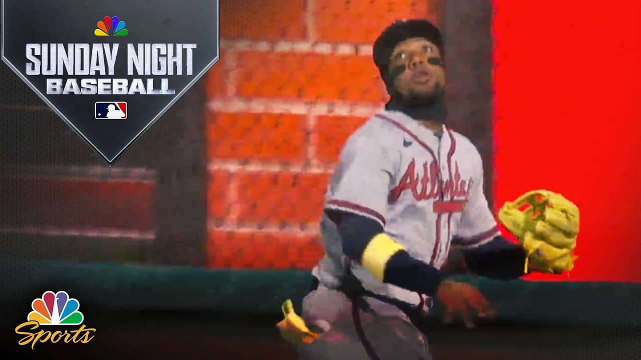 Ronald Acuña Jr. goes ALL OUT to finish sweep | Sunday Night Baseball | MLB on NBC | 4/19/26