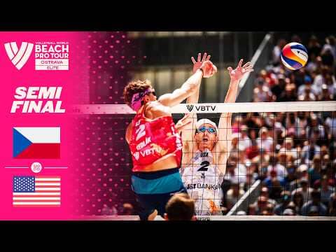Semi Final - Perusic/Sedlak vs. Crabb/Benesh | Highlights | Ostrava 2026 #BeachProTour