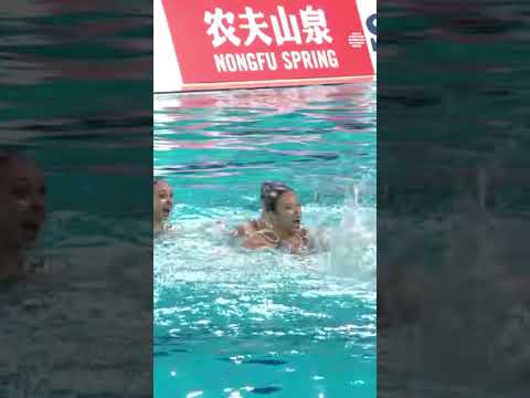 Must Watch Artistic Swimming Performance by Team China #artisticswimming #swim #mustwatch #shorts