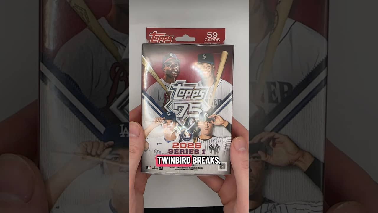 Our first 2026 Topps Rip! #twinbirdbreaks #topps #baseballcards