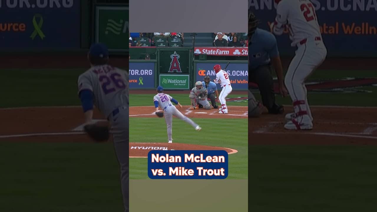 Nolan McLean vs. Mike Trout? Advantage Nolan McLean ๐ค