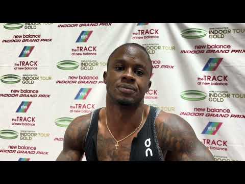 Ackeem Blake Dominates 60m in Boston + Explains New Sponsorship With On