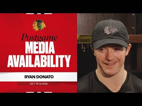 "There's things that we're doing right." | Ryan Donato Postgame 10.19.25