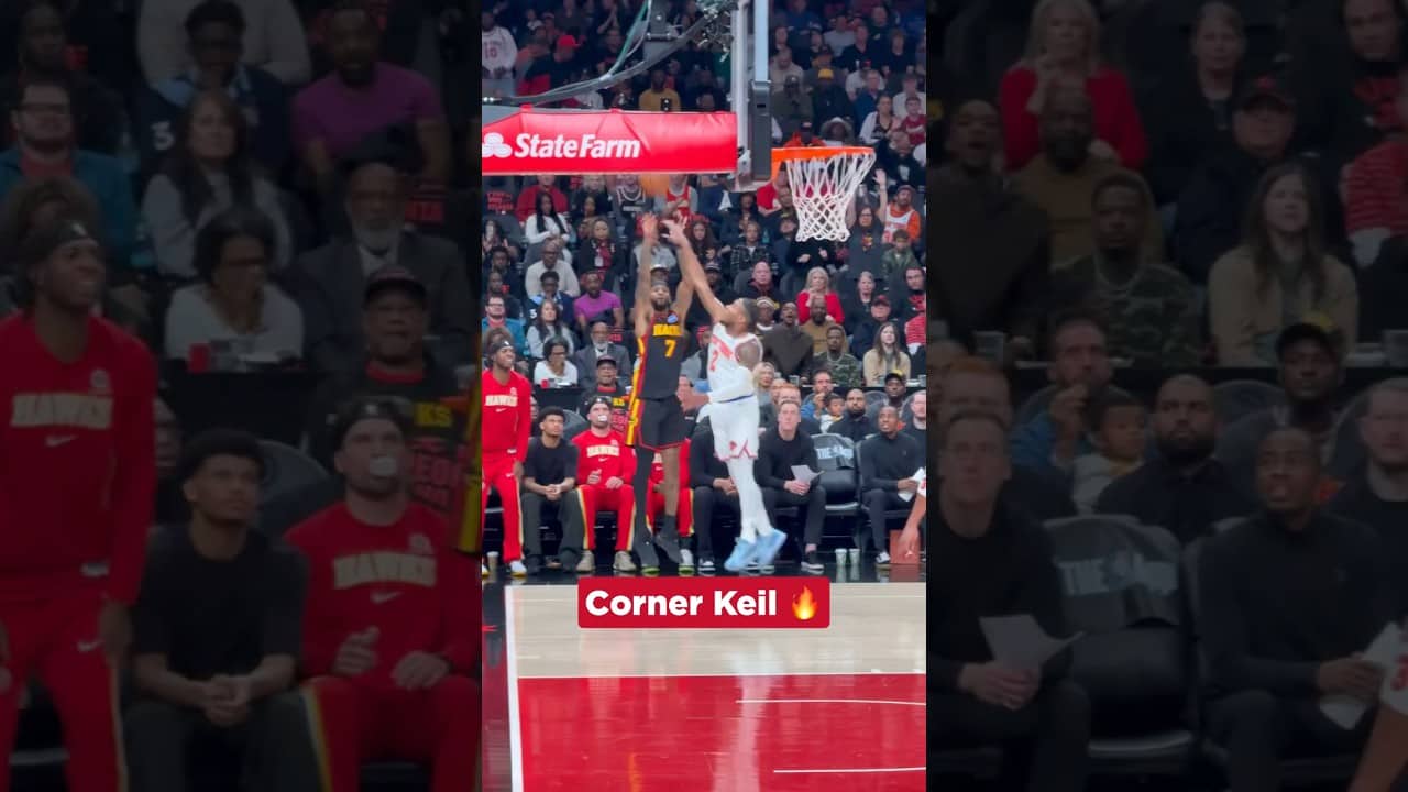 NAW getting goinggg #nba #hawks #nickeilalexanderwalker