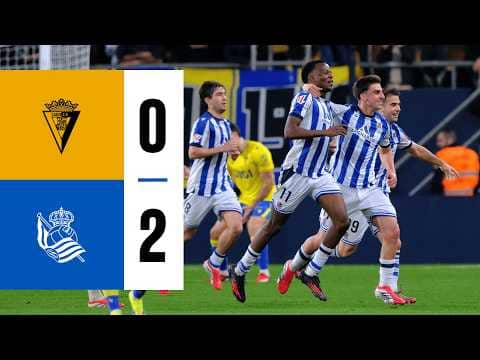 HIGHLIGHTS | LaLiga Hypermotion 25-26 | J27 | Cádiz 0-2 Sanse