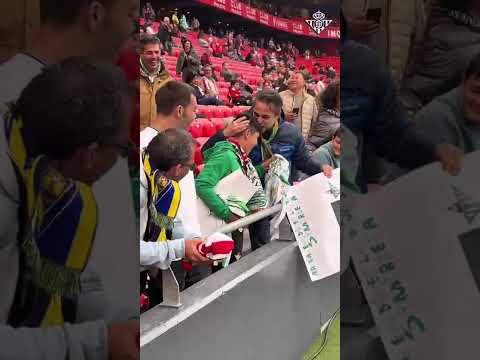 Aitor siempre encuentra la manera de hacer felices a los béticos 🤗💚