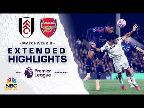 Fulham v. Arsenal | PREMIER LEAGUE HIGHLIGHTS | 10/18/2025 | NBC Sports