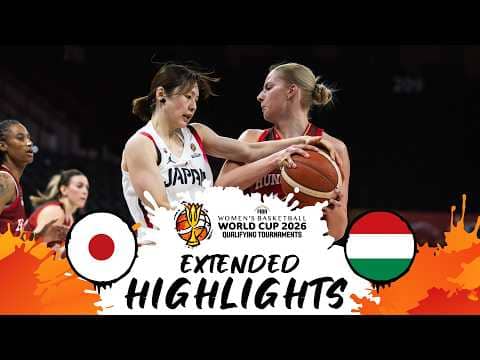 Japan 🇯🇵 v Hungary 🇭🇺 | Extended Highlights | #FIBAWWC 2026 Qualifying Tournament