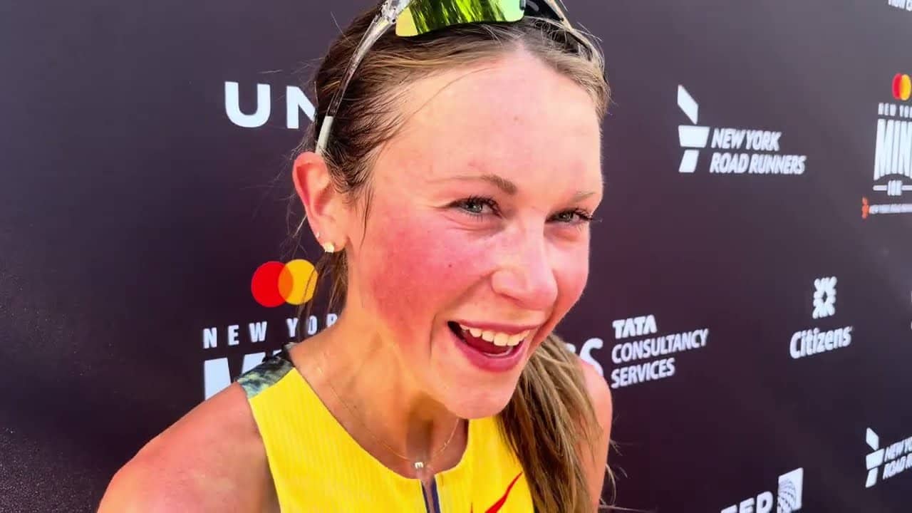 Emily Venters celebrates birthday with top American and 4th at NYRR Mini 10K, talks coaching change