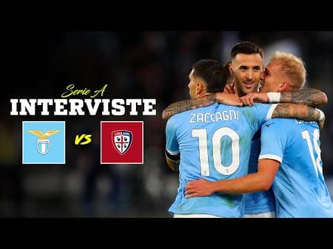 🗣️ LE INTERVISTE A MISTER SARRI, LAZZARI, VECINO E ISAKSEN | LAZIO-CAGLIARI 2-0