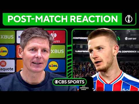 "Atmosphere was UNBELIEVABLE" Wharton on Crystal Palace reaching first European final