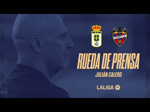 RUEDA DE PRENSA de JULIÁN CALERO previa al encuentro ante el REAL OVIEDO (J8)