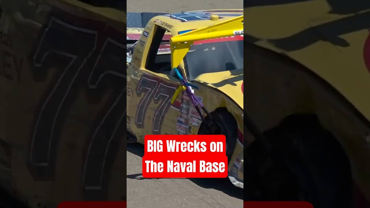 Racing on a naval base is...hard 🫣