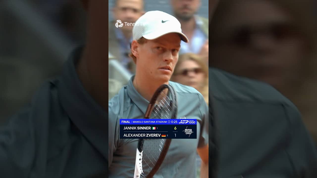 UNBELIEVABLE Level From Jannik Sinner π³
