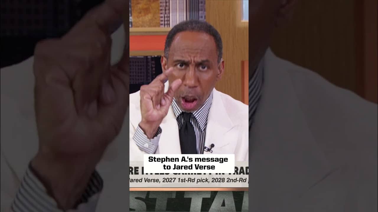 Stephen A. with a message to Jared Verse