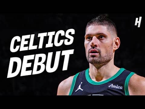 Nikola Vucevic Makes His CELTICS DEBUT ☘️