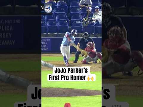 Top prospect JoJo Parker launches his first career professional home run! #BlueJays