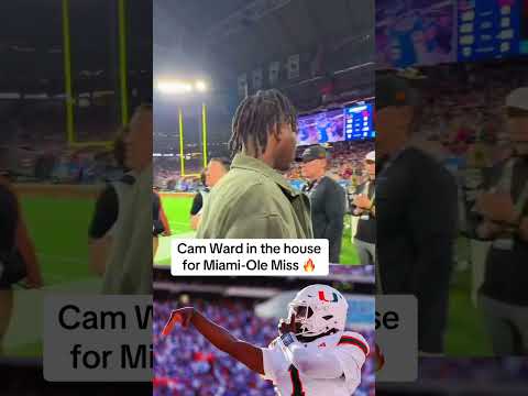 Cam Ward in the house 🔥