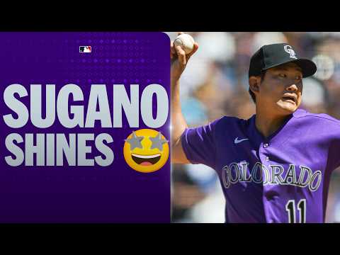 Tomoyuki Sugano shined bright vs. the Phillies in a Colorado QS 🏔️ | MLB Highlights | 菅野智之ハイライト