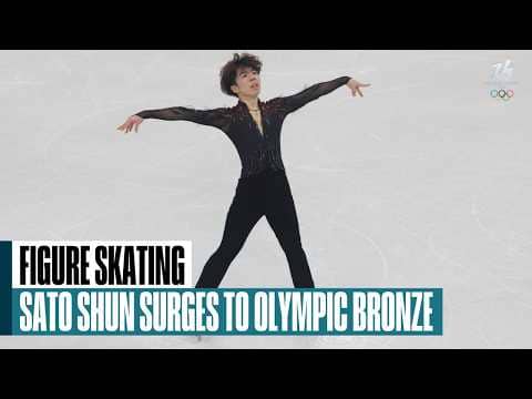 Shun Sato surges to Olympic bronze in redeeming free skate