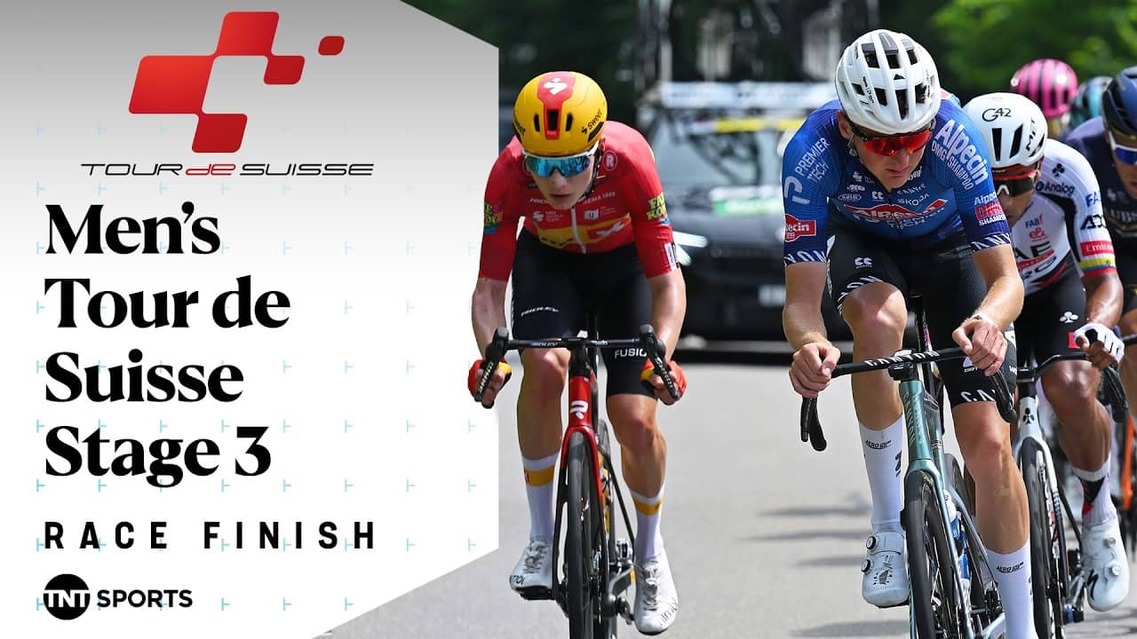 BRAVE RIDE! 🫡 | 2026 Tour de Suisse Men's Stage 3 Final KM's | TNT Sports Cycling