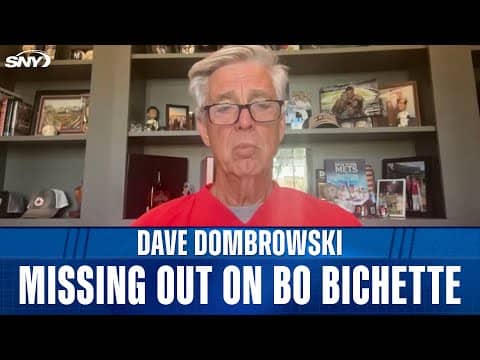 Dave Dombrowski on Phillies losing out on Bo Bichette
