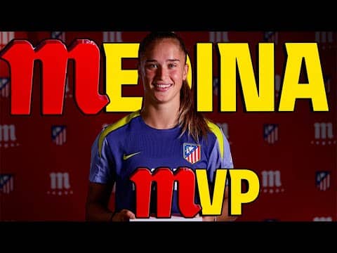 🏆 Andrea Medina scoops October 'Jugadora Cinco Estrellas' powered by Fútbol Mahou MVP award