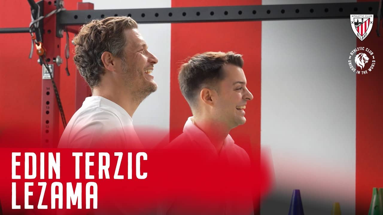 EDIN TERZIĆ I VISITA A LEZAMA I ATHLETIC CLUB