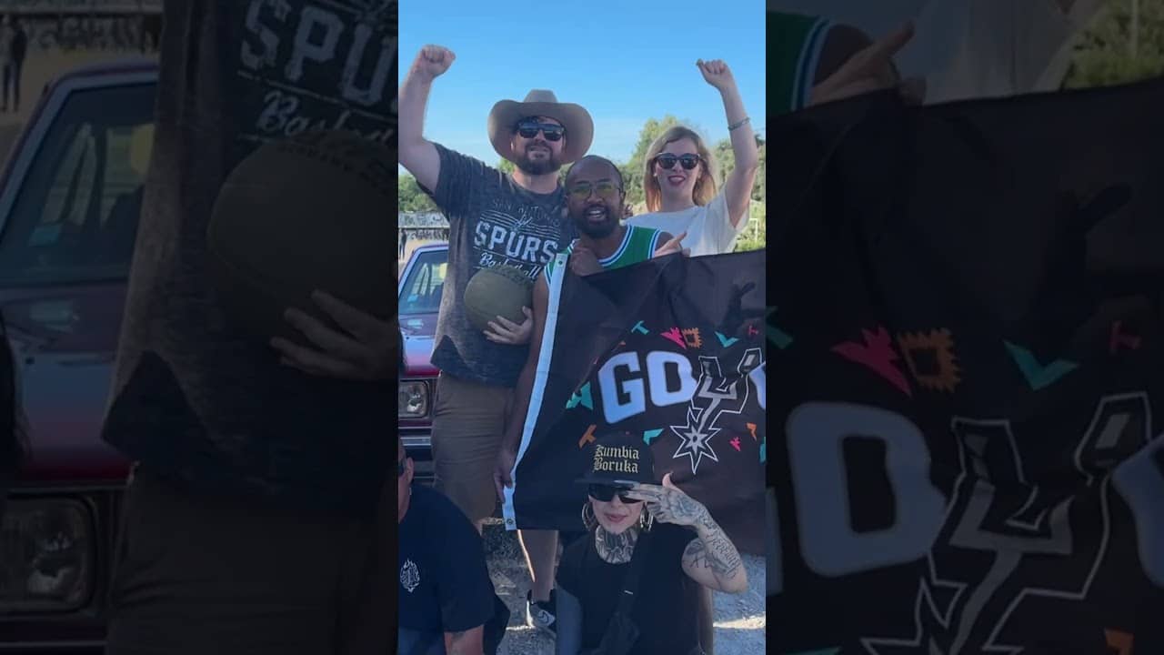 GSG FROM PARIS SAY IT BACK!🗣 #Spurs #Paris #NBAFinals
