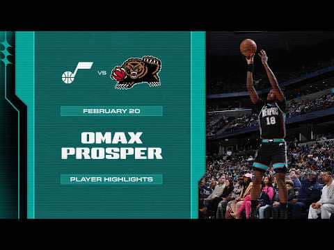 OMax Prosper Highlights vs. Utah Jazz