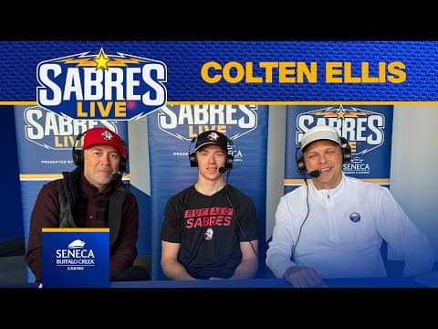 Colten Ellis Talks Joining The Sabres And His Rookie Lap | Sabres Live