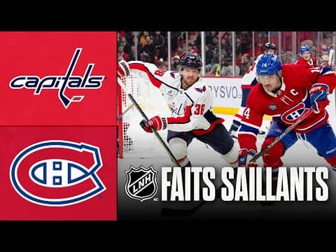 Capitals vs Canadiens | 20/11/25 | Faits saillants