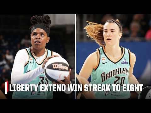 Sabrina Ionescu GAME WINNER as Jonquel Jones leads Liberty to 8th-straight win 🔥 | WNBA on ESPN