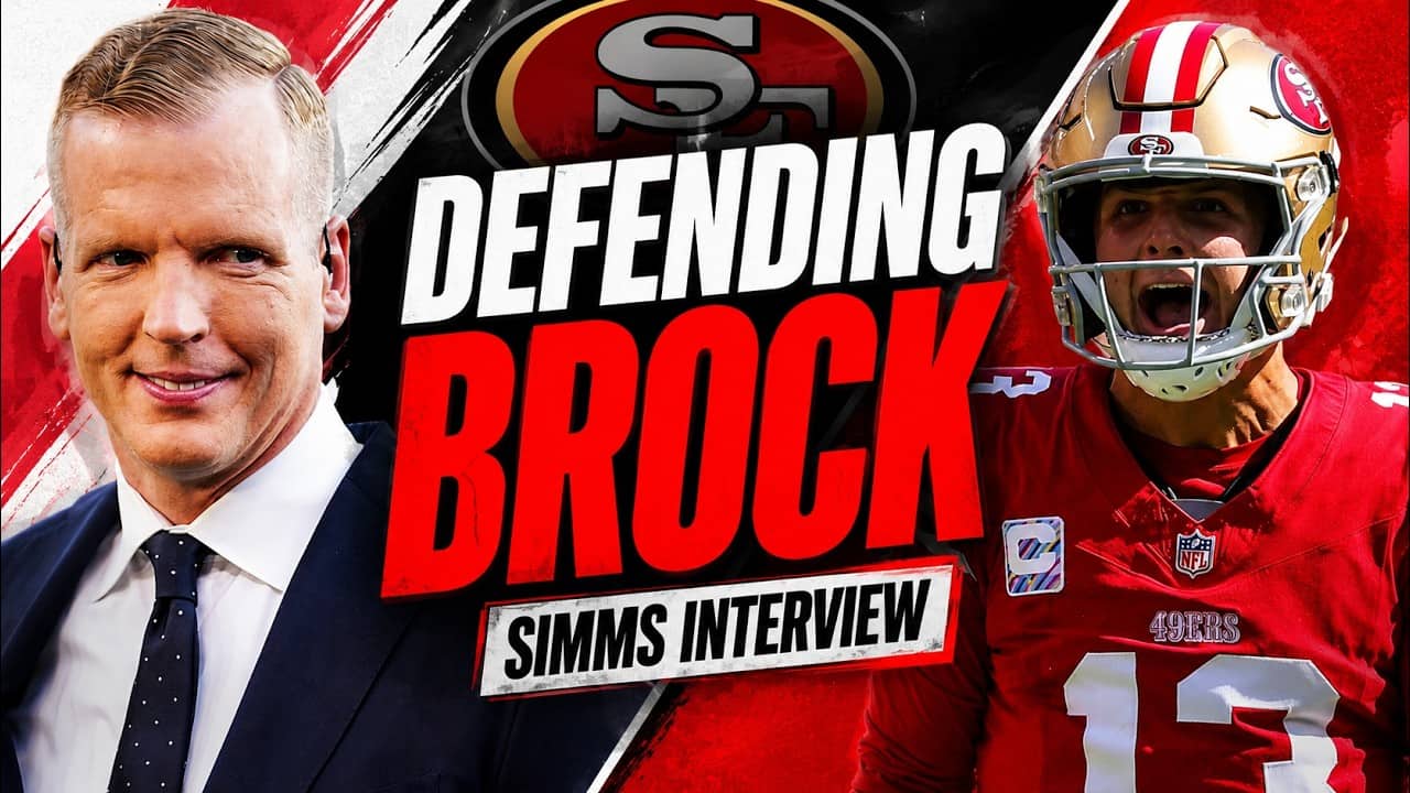 Chris Simms taken to task for Brock Purdy QB ranking