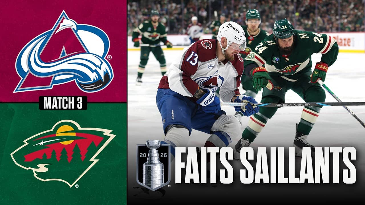 Avalanche vs Wild, match no 3 | 09/05/26 | Faits saillants