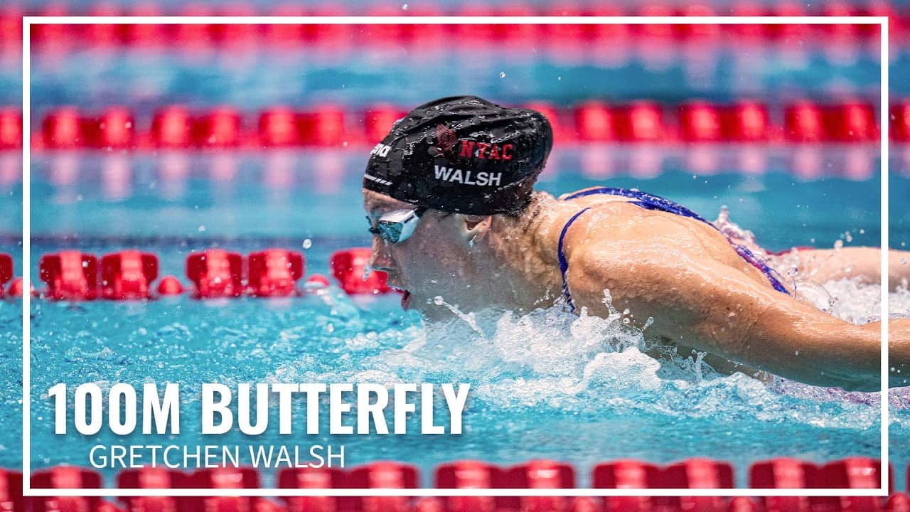 Walsh Dominates 100M Butterfly With 5th Fastest Time in History | 2026 TYR Pro Series Indianapolis